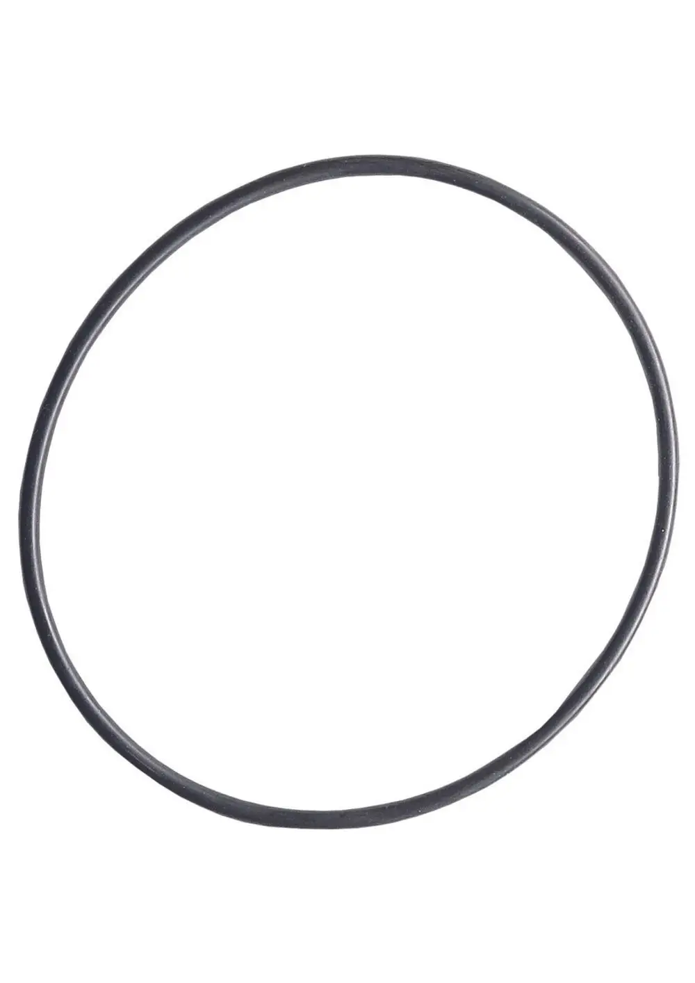 Schwarzer O-Ring von Judo auf weißem Hintergrund, in kreisförmiger Form.